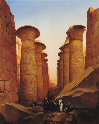 El Gran Templo de Amón en Karnak de Jean Charles Langlois